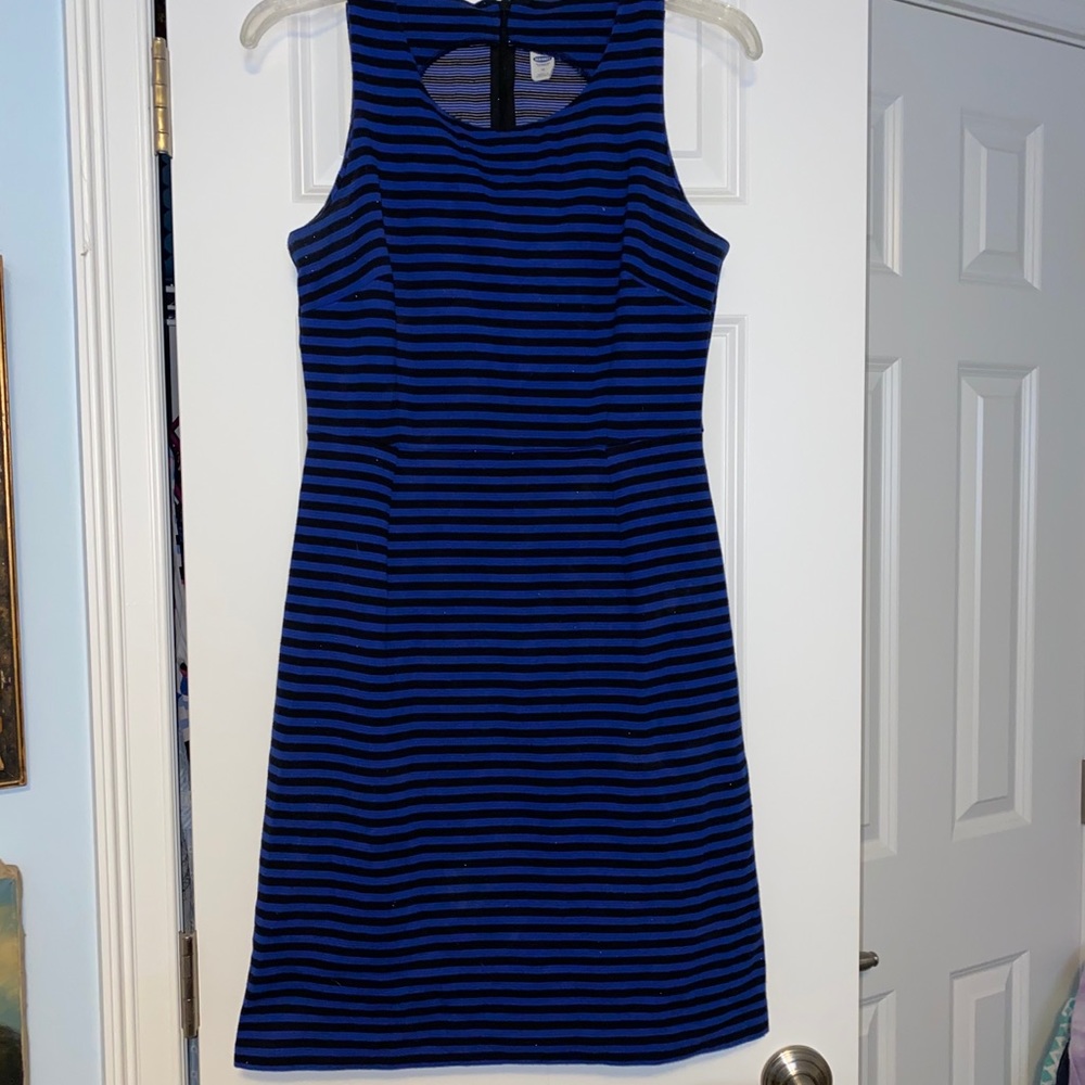 Old Navy Size M bodycon dress navy/royal blue